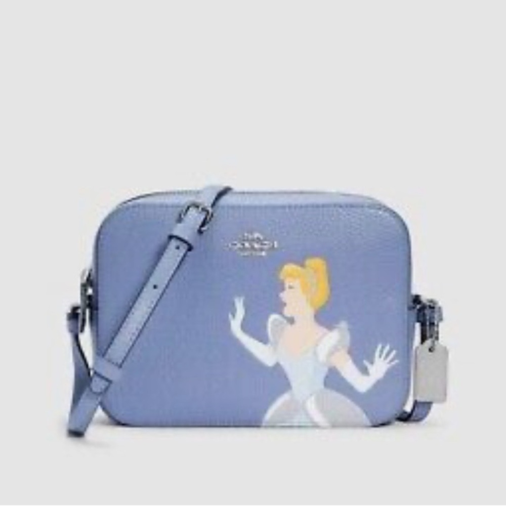 NWT DISNEY X COACH MINI CAMERA BAG W CINDERELLA C3406